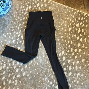 Lululemon Black Align Leggings with Pockets